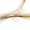 Mini Diamond Hoops in 14k Gold Fill - Minimalist Everyday Lightweight Earrings