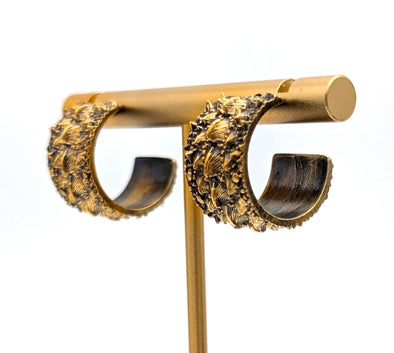 Gator Hoops in Warm Brass