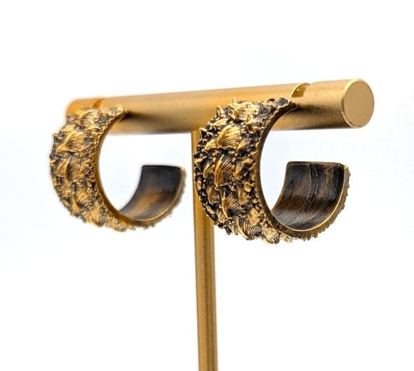 Gator Hoops in Warm Brass