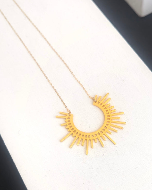 Large Sunshine Deco Necklace