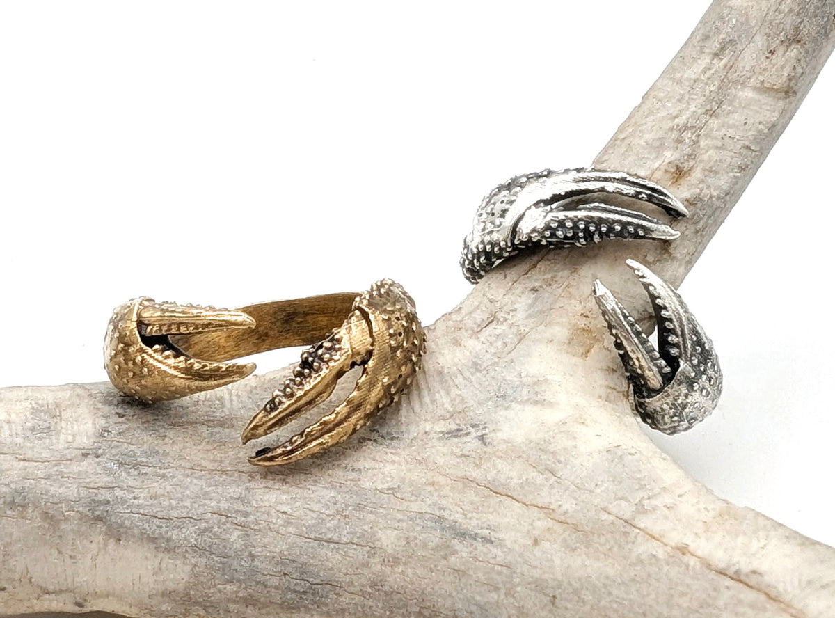 Crawfish Ring in Sterling Silver – Queens Metal