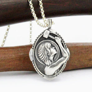 Fierce Women Saint Necklace - Patron Saint Medallion