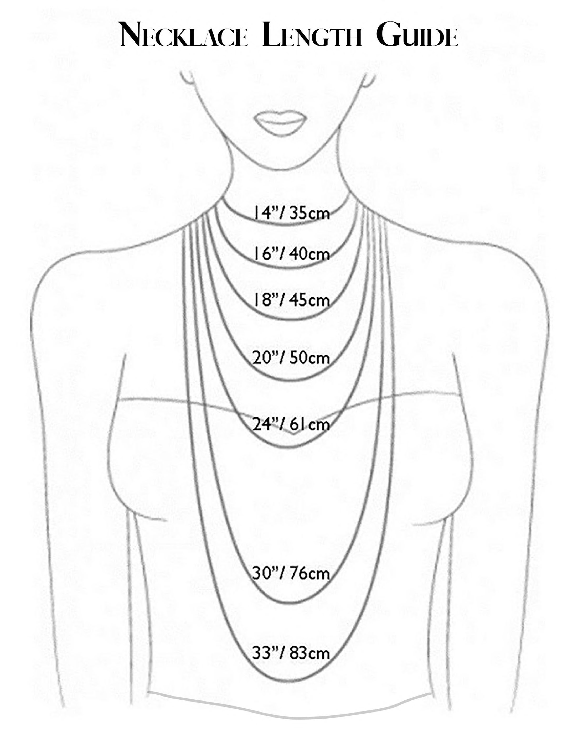 Fashion Guide: Choosing the Perfect Necklace Length for Everyday Outfi –  Angel Barocco
