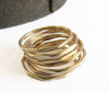 Hammered Stacking Ring in 14K Gold Fill - Queens Metal