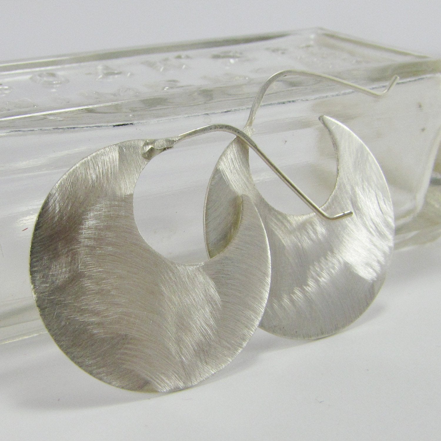 Fab Hoop Earrings in Sterling Silver